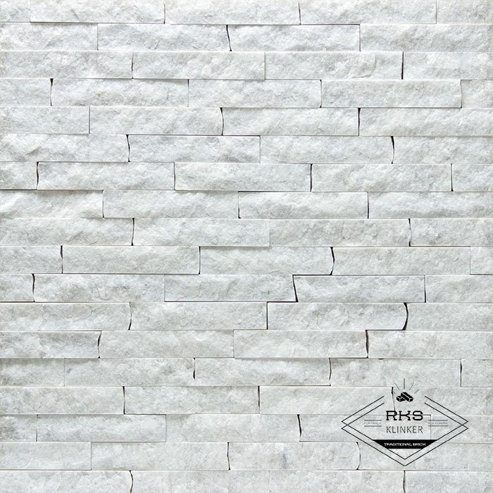 Фасадный камень Полоса - Мрамор Белый Коелга в Калуге